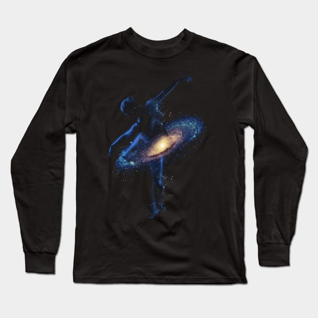 Cosmic Dance Long Sleeve T-Shirt by astronaut